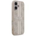 Puzdro Guess 4G Printed Stripes MagSafe pre iPhone 17 ružové