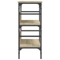 vidaXL Konzolový stolík dub sonoma 75x32x75 cm kompozitné drevo