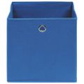 vidaXL Úložné boxy 4 ks modré 32x32x32 cm látkové