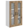 vidaXL Dvierka na umývačku Kalmar Remeselný dub 60 x 31 x 100 cm