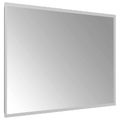 vidaXL Zrkadlo do kúpeľne s LED Priehľadná 70 x 50 cm tvrdené sklo