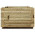 vidaXL Záhradný kvetináč 70x40x26,5 cm impregnovaná borovica
