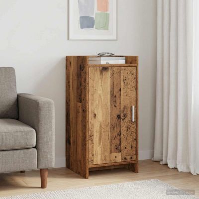 vidaXL Servírovacia skriňa Staré drevo 40 x 36 x 80 cm