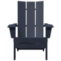vidaXL Skladacia Adirondack kreslo Námornícka modrá