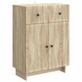 vidaXL Servírovacia skriňa Dub sonoma 66 x 34,5 x 90 cm