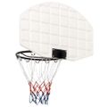 vidaXL Basketbalová doska biela 71x45x2 cm polyetén