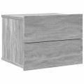 vidaXL Nočný stolík sivý sonoma 40x30x30 cm spracované drevo