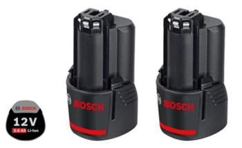 Bosch 2x GBA 12V 3,0 Ah, Akumulátor