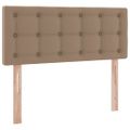 vidaXL Postel s úložným prostorem a matrací Kapučínová 120 x 190 cm