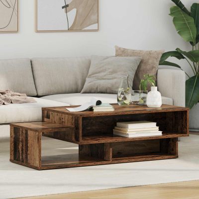 vidaXL Konferenčný stolík Staré drevo 105 x 50 x 32,5 cm