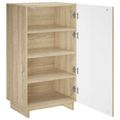 vidaXL Skriňa na topánky 48 x 38 x 87,5 cm Kompozitné drevo Dub sonoma