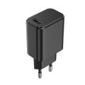 SETTY sieťová nabíjačka 1x USB 3A čierna + microUSB kábel 1,0 m (GSM106086)