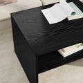 vidaXL Konferenčný stolík Čierny dub 60 x 50 x 40 cm Kompozitné drevo