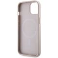 Guess puzdro pre iPhone 14 6,1" GUHMP14SHGCFSEP ružové pevné puzdro Magsafe Gcube PU Stripes