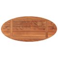vidaXL Stolová doska 80x40x2,5 cm oválna masívna akácia