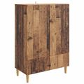 vidaXL Servírovacia skriňa so zásuvkou Staré drevo 66 x 34,5 x 95 cm