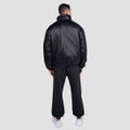 Bunda 1/2 Zip Prime Black - GymBeam, veľkosť S