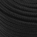 vidaXL Lodné lano čierne 12 mm 100 m polypropylén