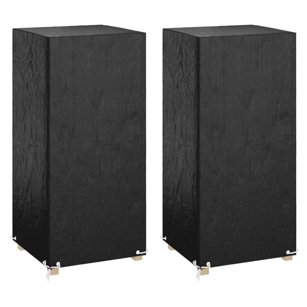 vidaXL Kryty na záhradnú stoličku 2 ks 8 očiek 75x70x140 cm polyetylén