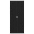vidaXL Highboard 80 x 39 x 178 cm Kompozitné drevo Čierny dub
