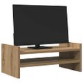 vidaXL Stojan na monitor dub artisian 50x27x20 cm kompozitné drevo
