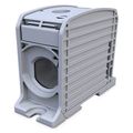 Svorka univerzálna RKA 300 L G, 520 A, 1pól., AL/CU, šedá, na DIN/na panel
