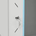 vidaXL 15U Nástenná serverová skriňa 19" IP20 sivá 60x60x100 cm