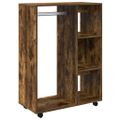 vidaXL Šatník dymový dub 80x40x110 cm spracované drevo