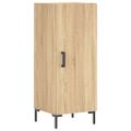 vidaXL Vysoká skrinka dub sonoma 34,5x34x180 cm spracované drevo