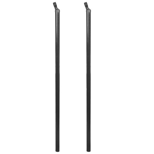 vidaXL Plotové vzpery na drôtené pletivo 2 ks, 150 cm