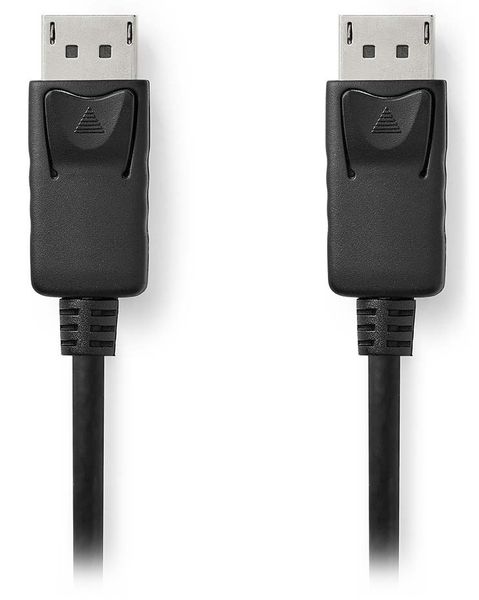 Nedis CCGL37010BK30 - DisplayPort 1.2 kábel | DisplayPort Zástrčka - DisplayPort Zástrčka | 3 m | Čierny kábel, zástrčka DisplayPort 1.2, podpora 4K, 3m, čierny