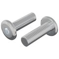 vidaXL Skrutka 2 ks Strieborná 8 x 25 mm Oceľ