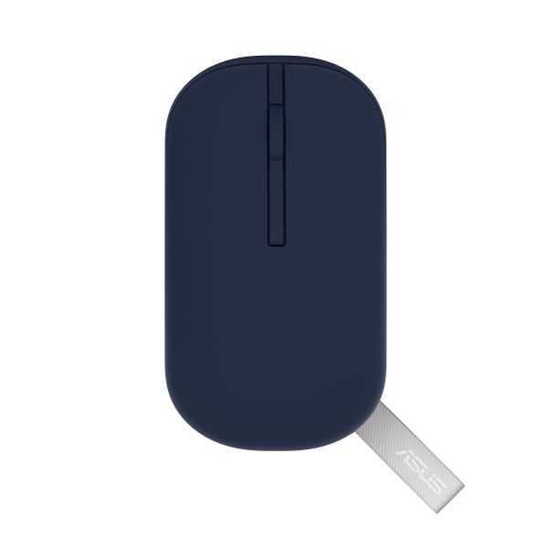 ASUS Marshmallow MD100 Lite/Cestovná/Optická/1 600 DPI/USB+BT/Modrá