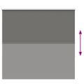 vidaXL roleta Blackout sivá 160x150 cm Šírka látky 156,6cm Polyester