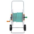 vidaXL Vozík s hadicovým bubnom pre 110 m 1/2" / 80 m 3/4" hadicu oceľ