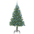 vidaXL Vianočný stromček Zelená 180 cm PVC