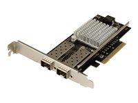 2x 10G Open SFP+ Multimode LC Fiber Connector - Intel 82599 Chip - Gigabit Ethernet Card (PEX20000SFPI) - Sieťový adaptér - PCIe 2.0 x8 nízky profil - 10GbE - 10GBase-LR, 10GBase-SR, 10GBase-LRM - čierna - pre P/N: BNDTB10GI, BNDTB210GSFP, BNDTB310GNDP, BNDTB410GSFP, BNDTB4M2E1, BNDTBUSB3142