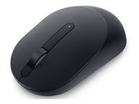 Myš - plná veľkosť - optická LED - 3 tlačidlá - bezdrátová - 2.4 GHz - bezdrátový prijímač USB - čierna - s 3 years Advanced Exchange Service