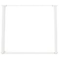 vidaXL Nohy k jedálenskému stolu v tvare U, 2 ks, biele, 100 x (72-73) cm, oceľové