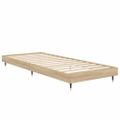 vidaXL Posteľný rám bez matraca dub sonoma 75x190 cm kompozitné drevo