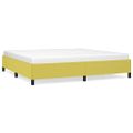 vidaXL Posteľ bez matraca zelená 200x200 cm látka