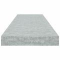 vidaXL Plávajúca nástenná polica betónová sivá 80x23,5x3,8 cm, MDF