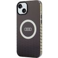 Puzdro Audi pre iPhone 15 Plus 6,7" čierne IML Big Logo MagSafe Case