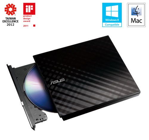 ASUS SDRW-08D2S-U Lite čierna DRW USB-A + softvér