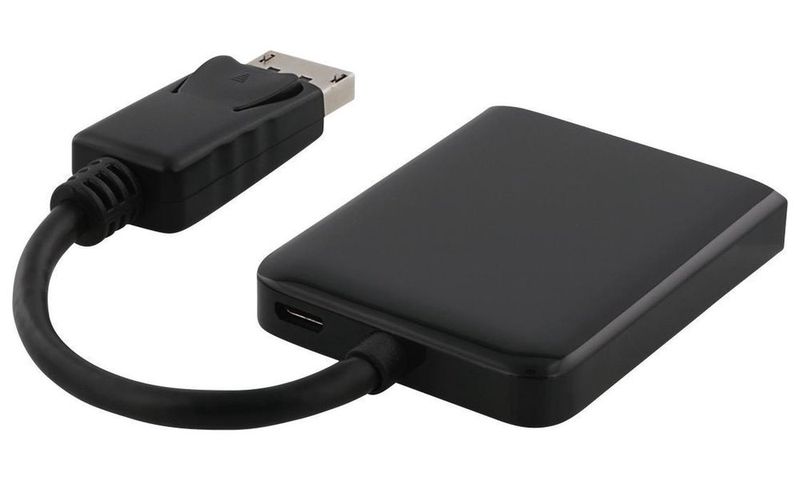 PremiumCord MST adaptér DisplayPort 1.2 - 2x HDMI, rozšíření+zrcadlení+2 obrazy, 4K*2K@60Hz Adaptér, zástrcka DisplayPort, zásuvka 2× HDMI, až 4K pri 60Hz, 3D, cerný