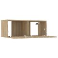 vidaXL TV skrinky 4 ks dub sonoma 80x30x30 cm spracované drevo