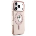 Puzdro Karl Lagerfeld pre iPhone 17 Pro 6,3" IML Choupette MagSafe ružové