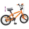 vidaXL BMX Bicykel 20 Palcov pre nad 9 rokov Oranžová