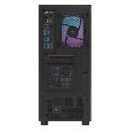 Počítačová skriňa Darkflash A290 + 3 ventilátory (čierna)