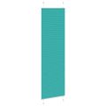 vidaXL Plisovaná roleta petrolejovo zelená 55x200 cm šírka látky 54,4 cm polyester